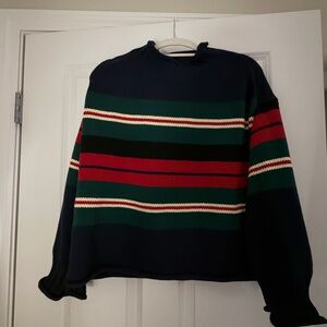 J.Crew 2025 stripe rollneck